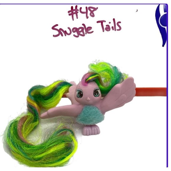 Snuggle Tails Fairy Tails bird w/ Fuzzy Belly Purple Bird - Picture 3 of 10